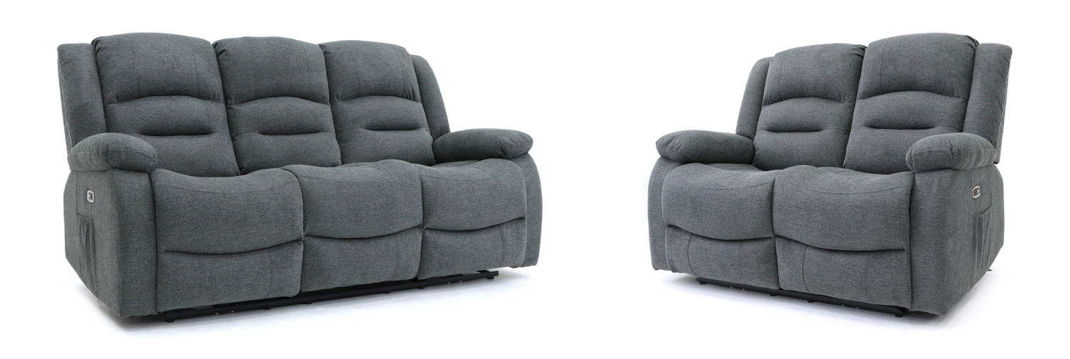 Alva Electric Recliner Sofa (Fabric)