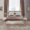 Soft White King Size Bed