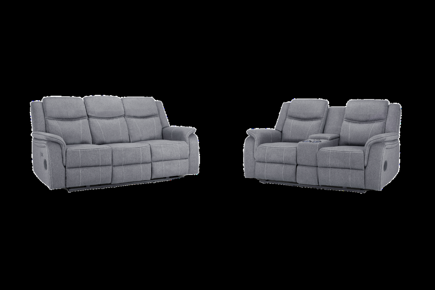 Galaxy Tech Electric Recliner Sofa (Fabric)