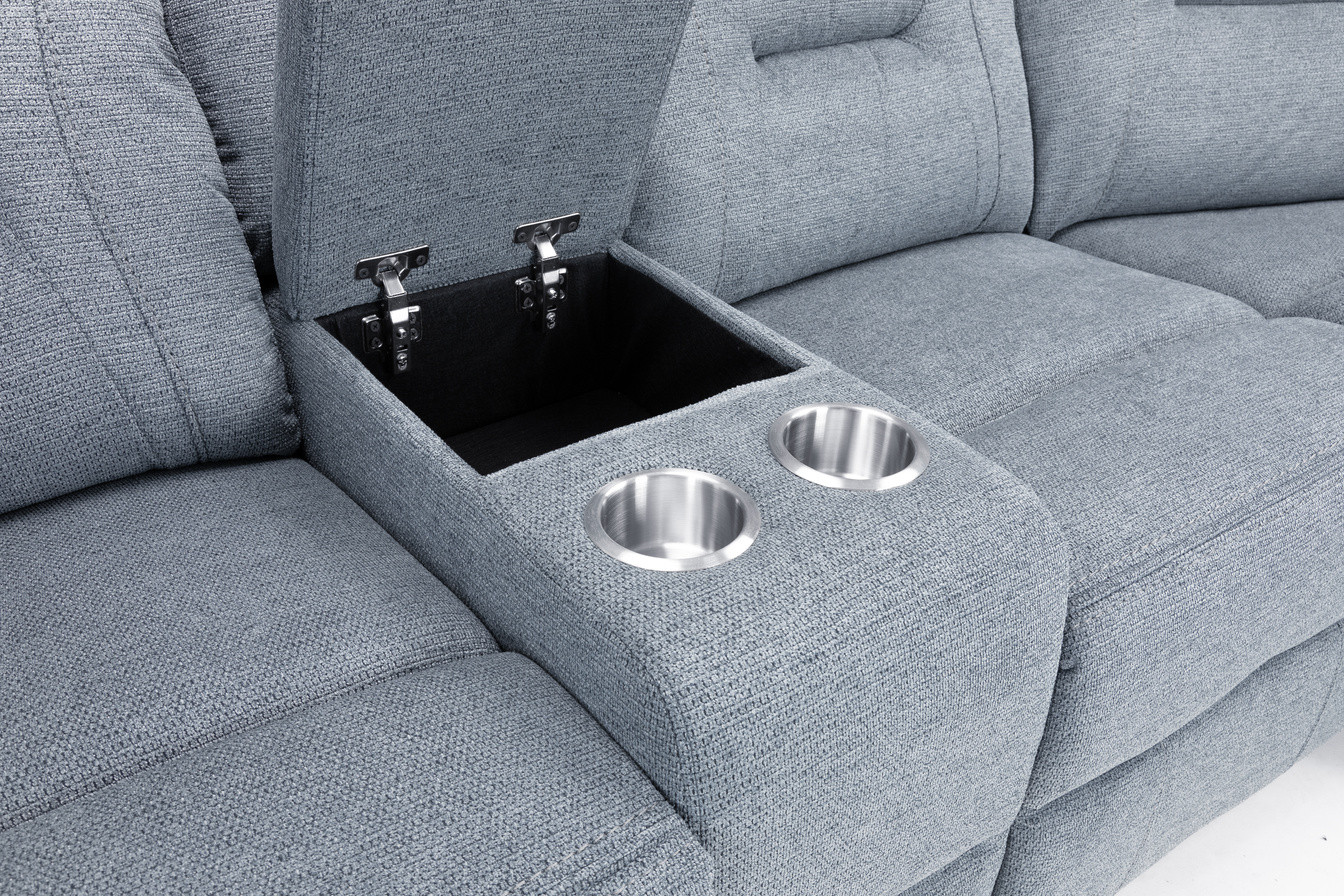 Poppy Corner Sofa (Manual Recliner)