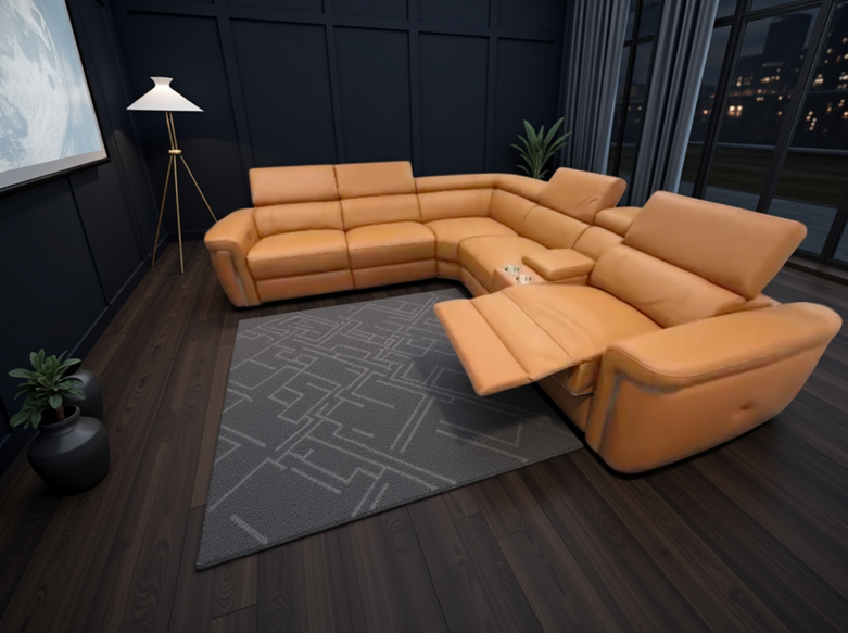 Somerville Leather Sofa