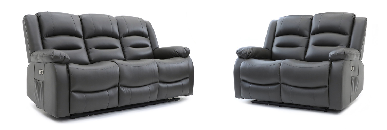 Alva Electric Recliner Sofa (Leather)